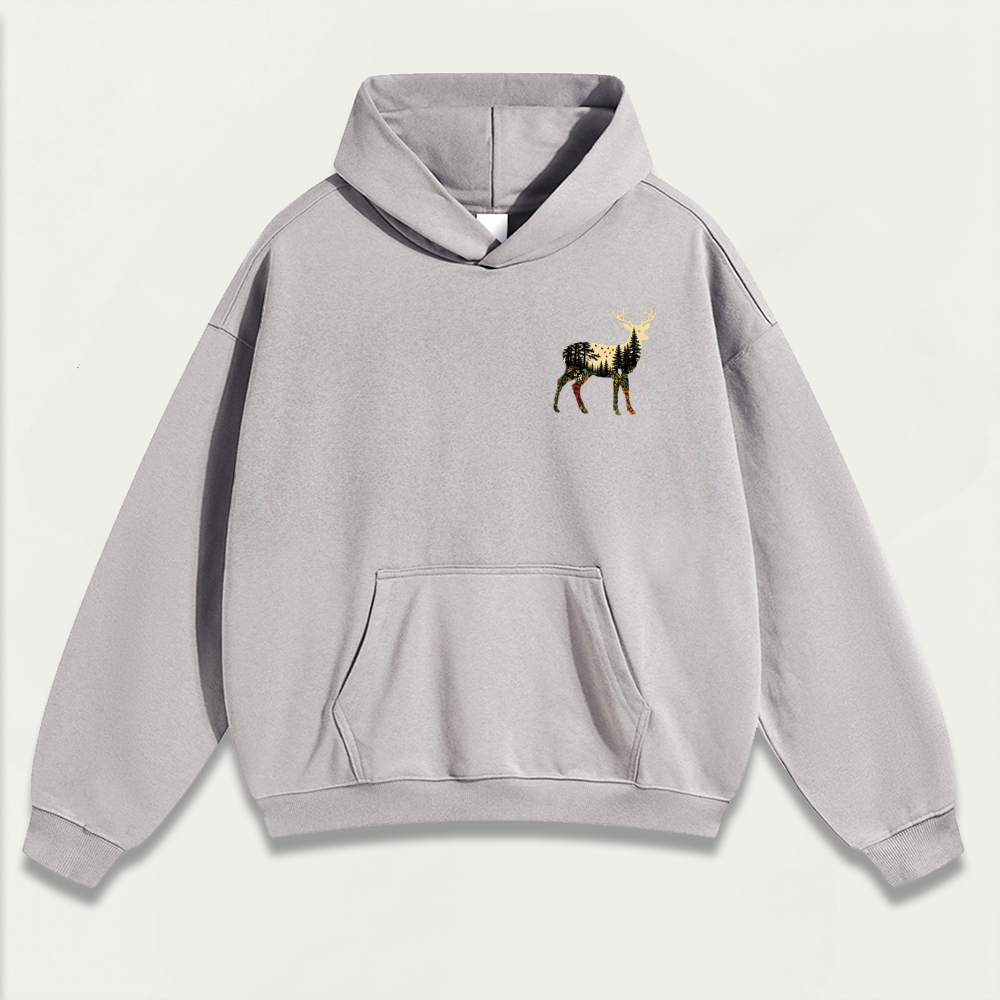 Elk Forest Heavyweight Hiking Hoodie-HikeVista