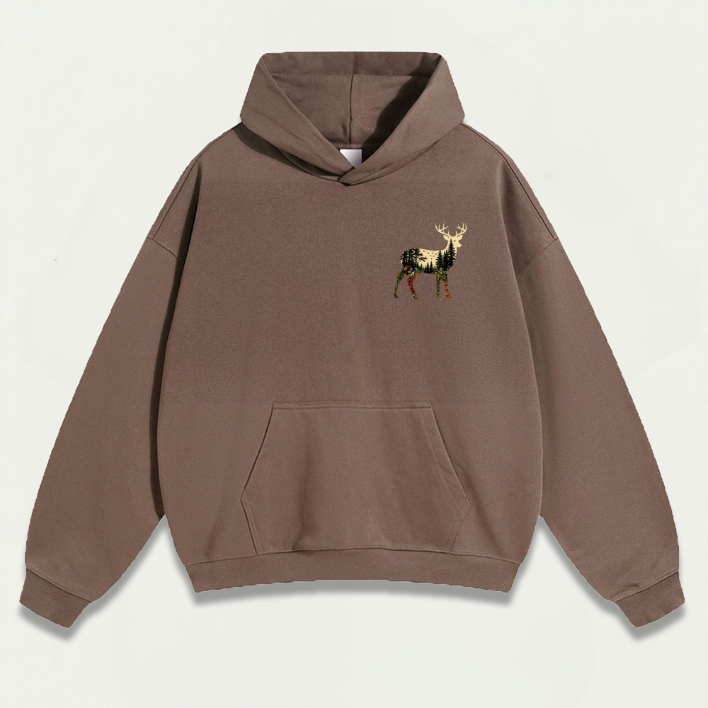 Elk Forest Heavyweight Hiking Hoodie-HikeVista