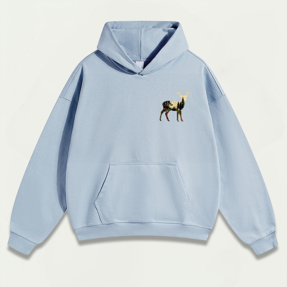 Elk Forest Heavyweight Hiking Hoodie-HikeVista