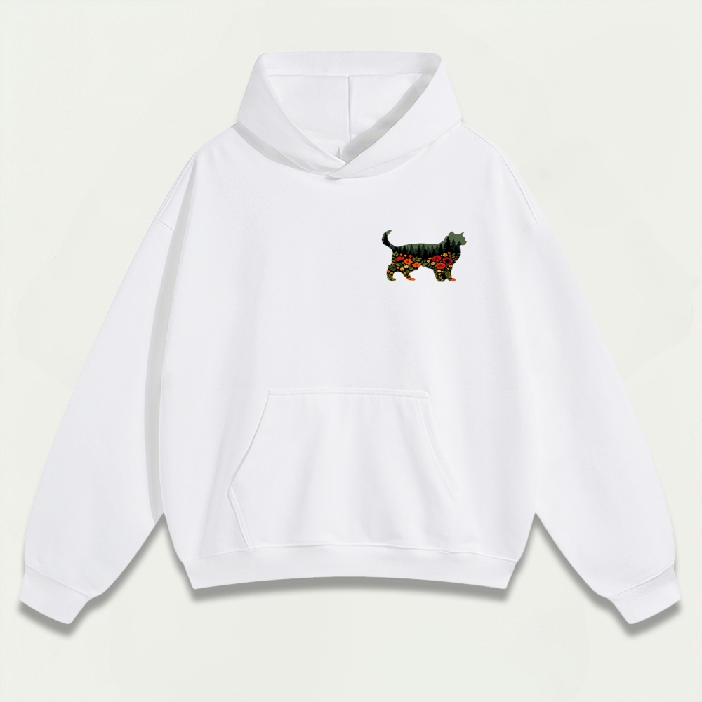 Cat Forest Heavyweight Hiking Hoodie-HikeVista