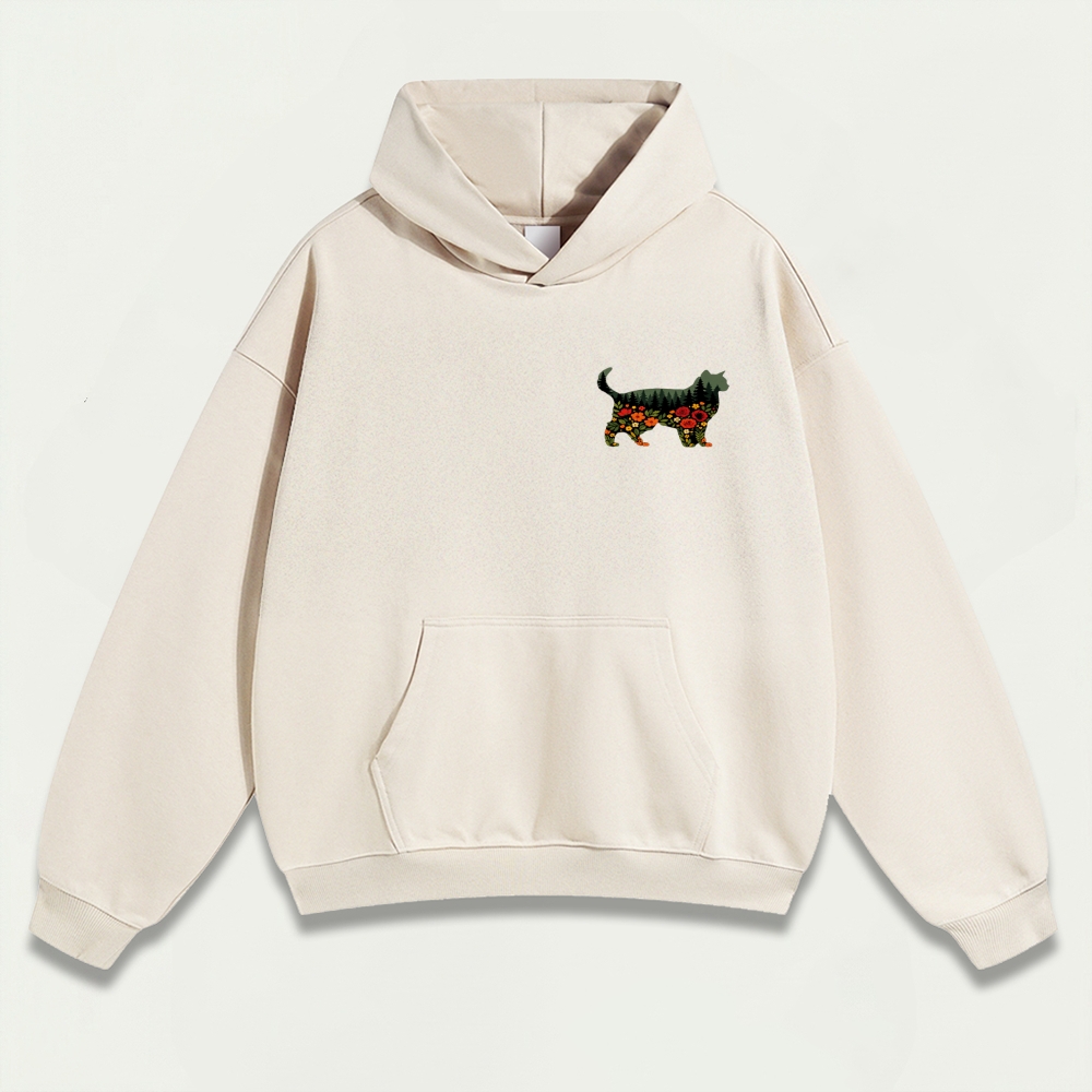 Cat Forest Heavyweight Hiking Hoodie-HikeVista