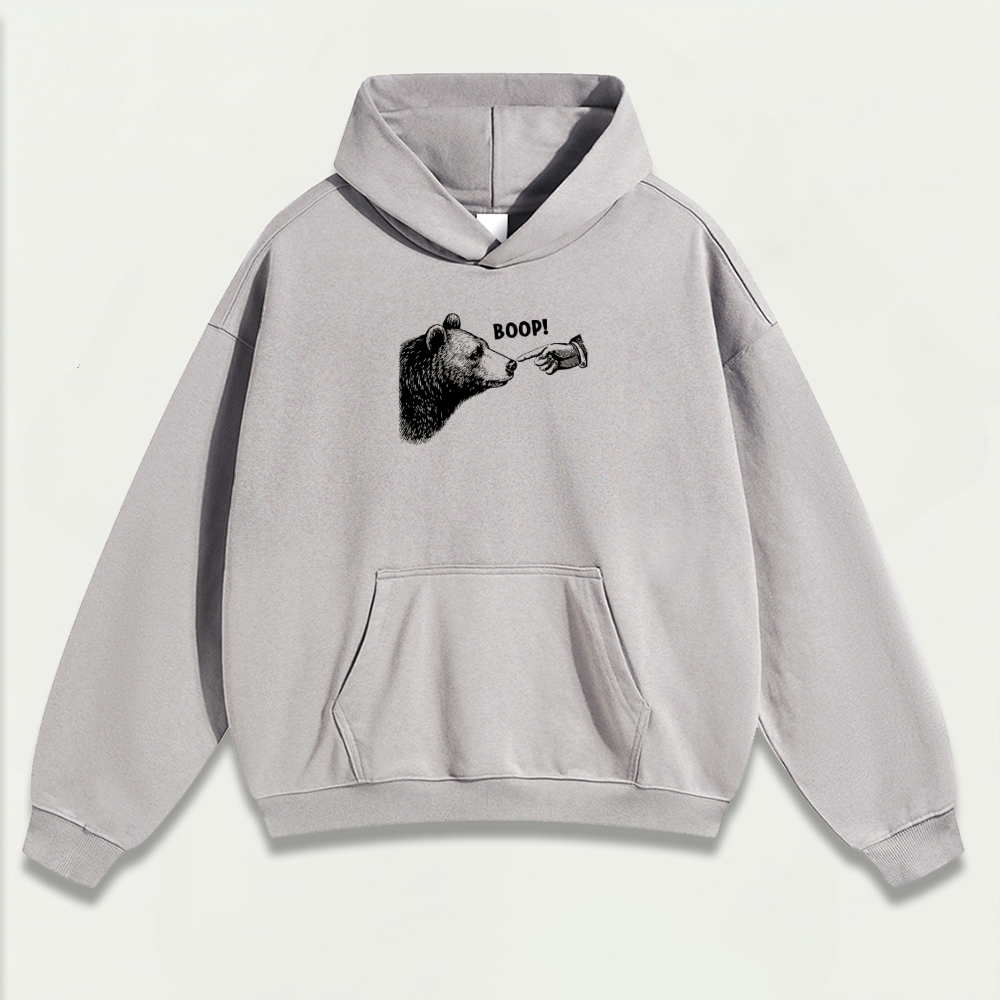 Bear Boop! Heavyweight Trail Hoodie-HikeVista