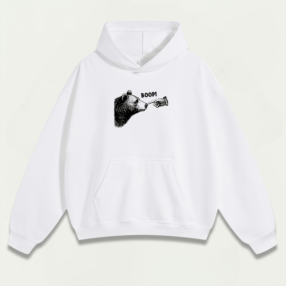 Bear Boop! Heavyweight Trail Hoodie-HikeVista
