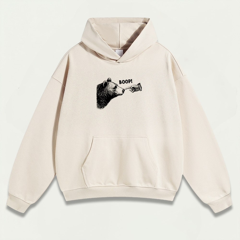 Bear Boop! Heavyweight Trail Hoodie-HikeVista