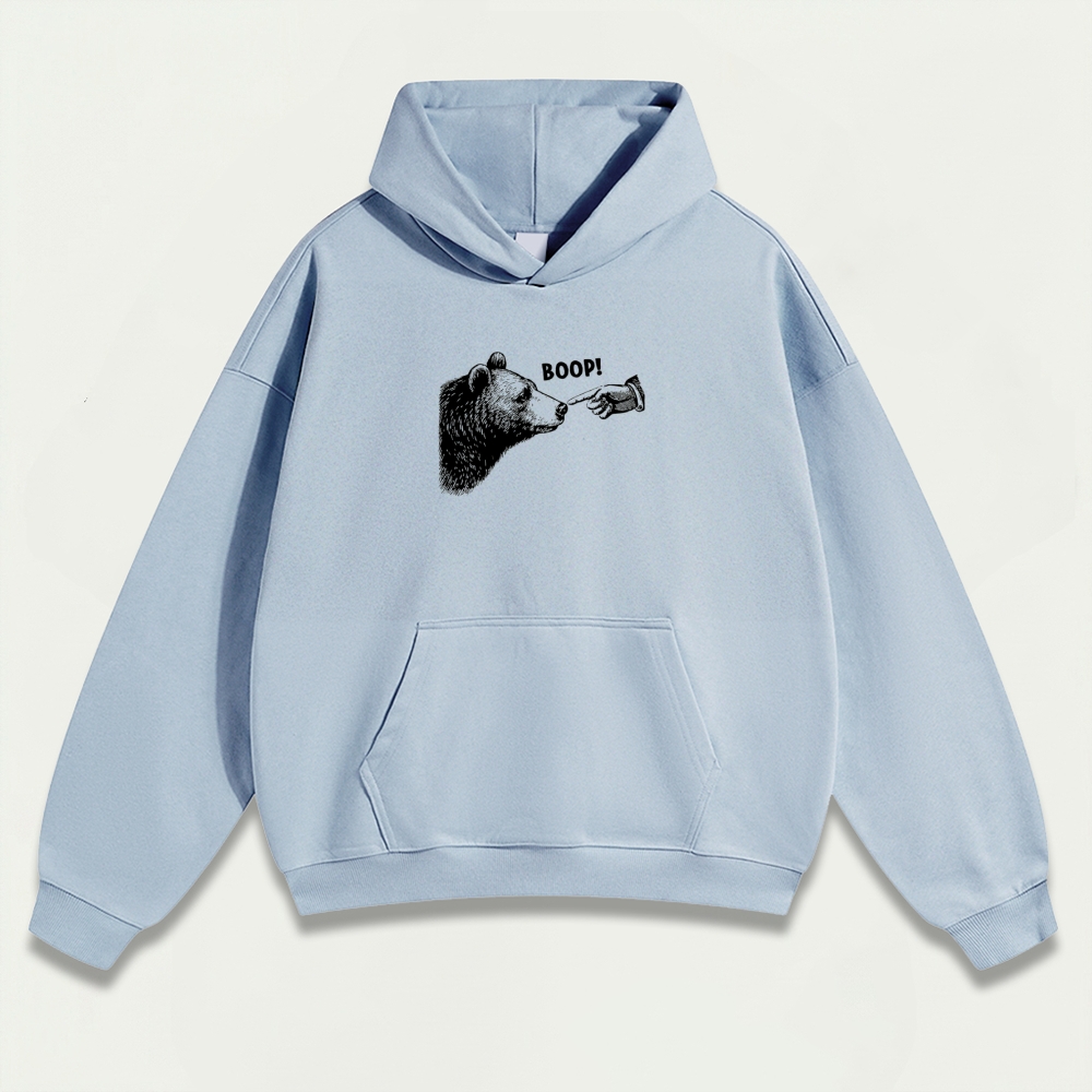 Bear Boop! Heavyweight Trail Hoodie-HikeVista