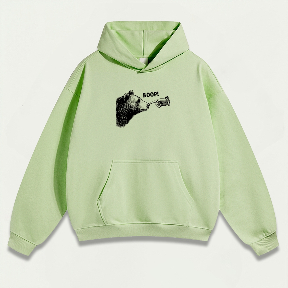Bear Boop! Heavyweight Trail Hoodie-HikeVista