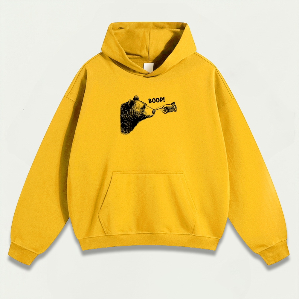 Bear Boop! Heavyweight Trail Hoodie-HikeVista