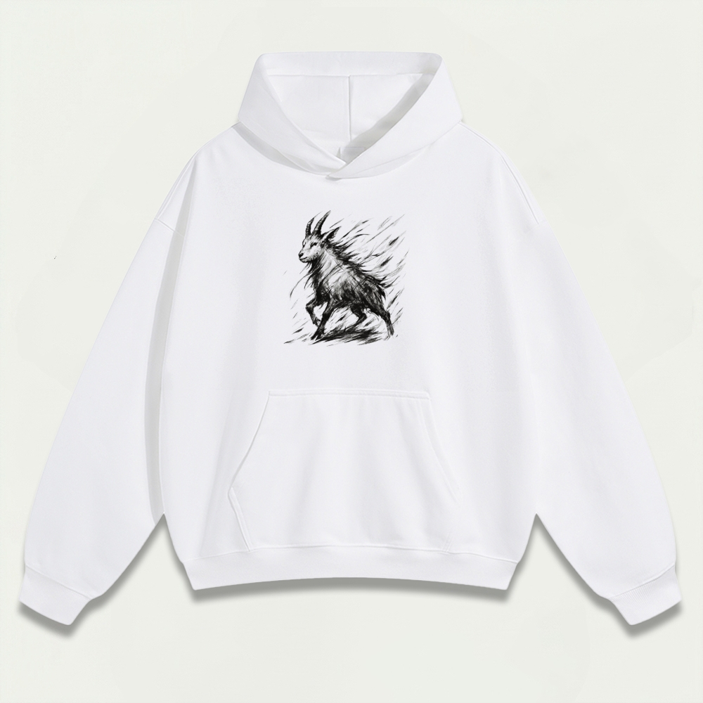 Mountain Goat Heavyweight Hiking Hoodie-HikeVista