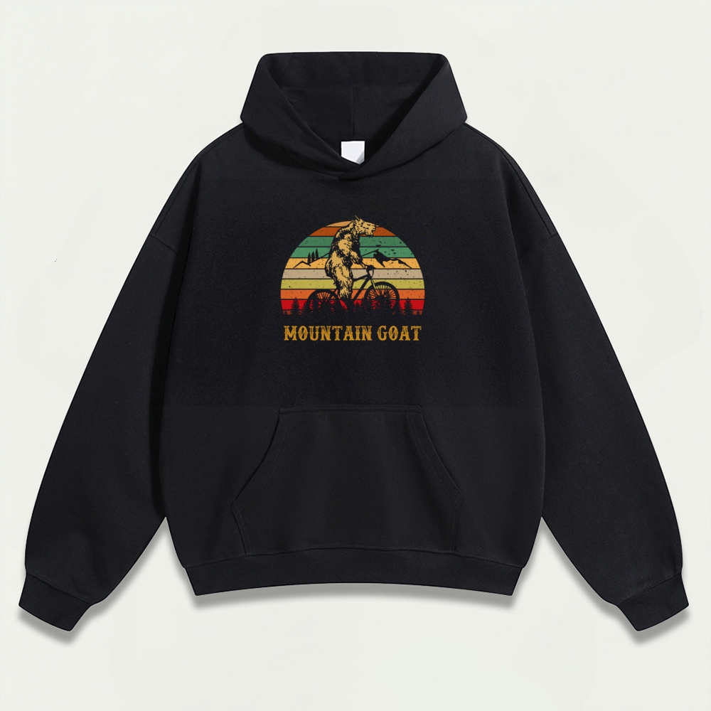 Mountain Goat Heavyweight Hiking Hoodie-HikeVista