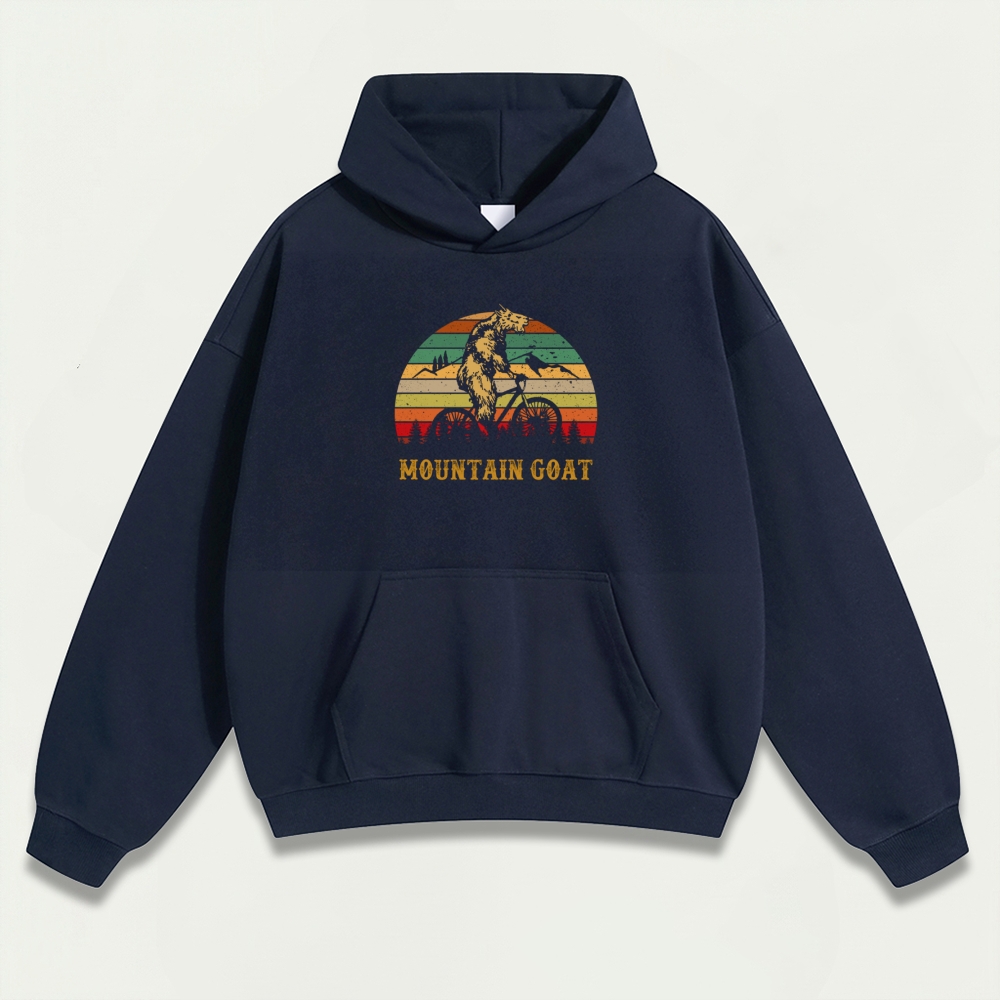 Mountain Goat Heavyweight Hiking Hoodie-HikeVista