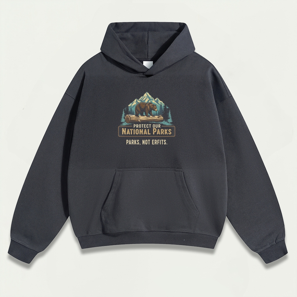 Protect Our National Park Heavyweight Trail Hoodie-HikeVista