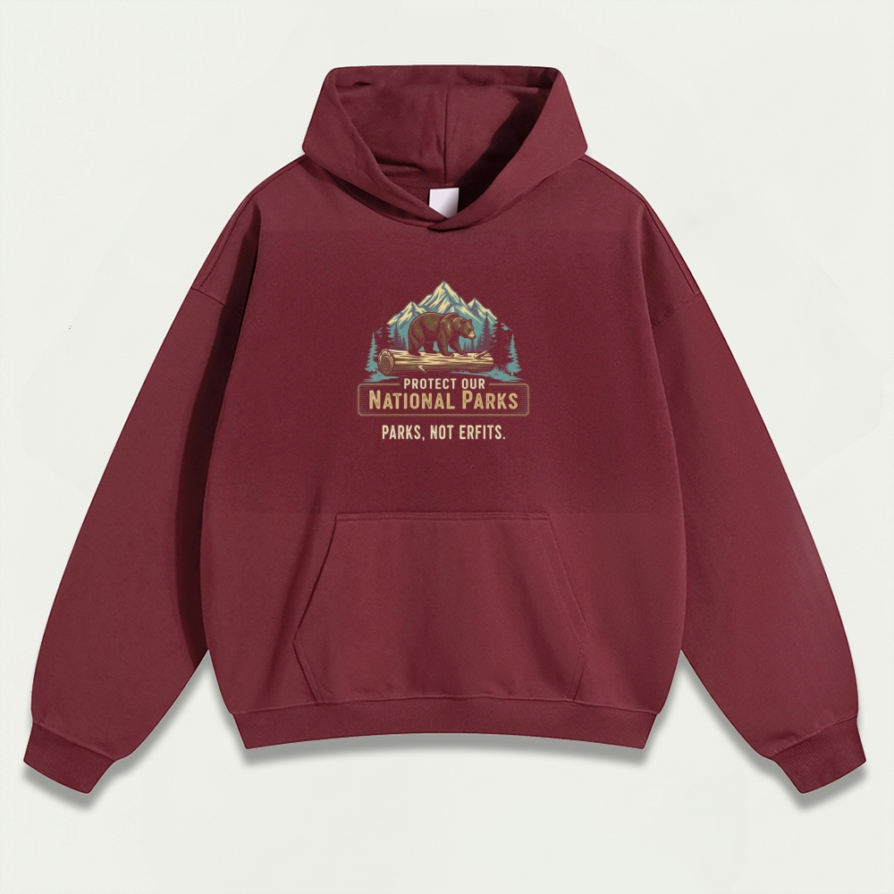 Protect Our National Park Heavyweight Trail Hoodie-HikeVista