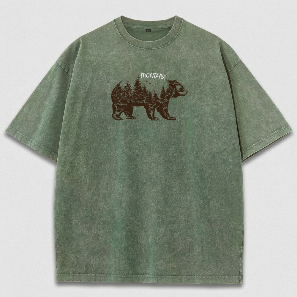 Montana Vintage Organic Cotton Hiking Tee-HikeVista