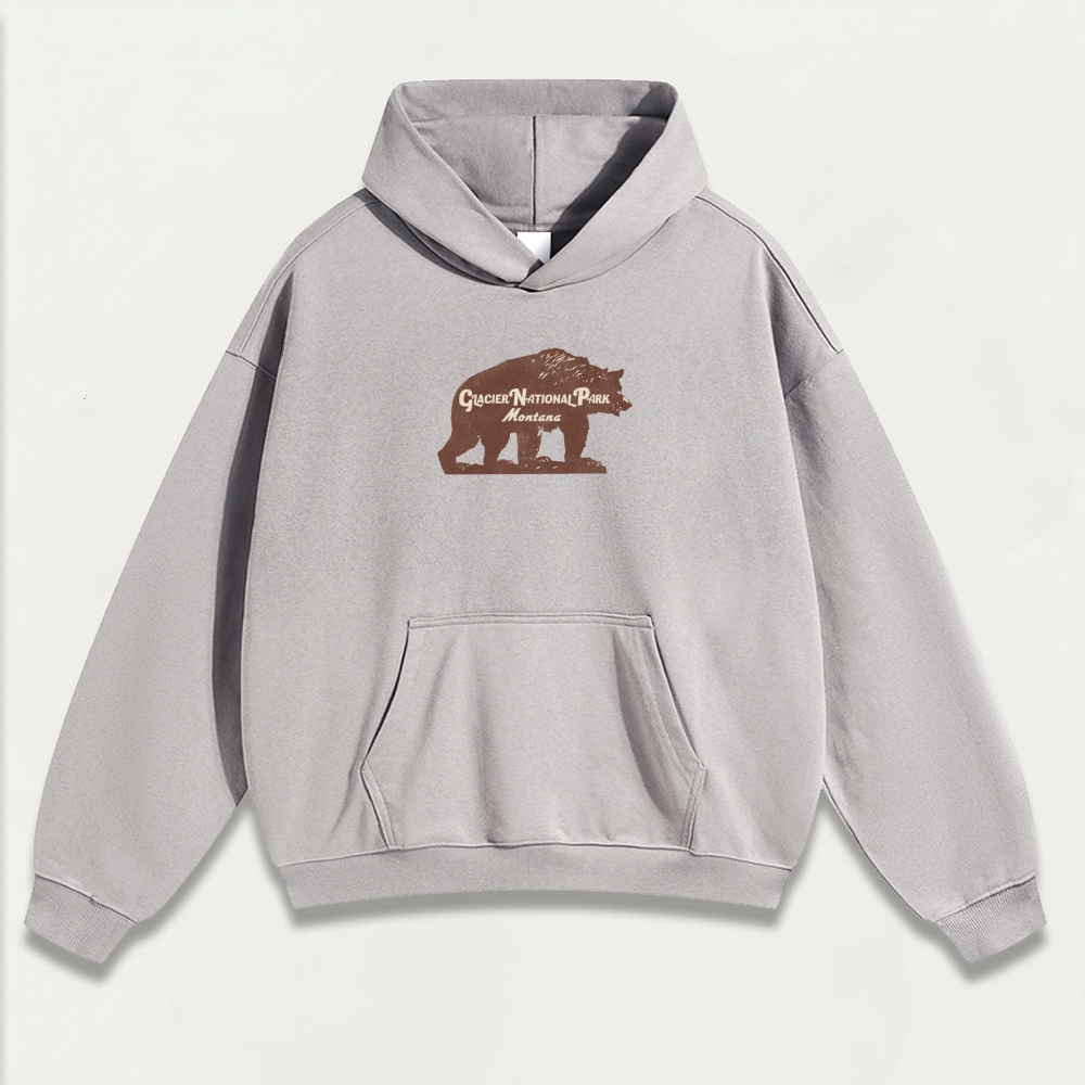 Glacier National Park Heavyweight Hiking Hoodie-HikeVista