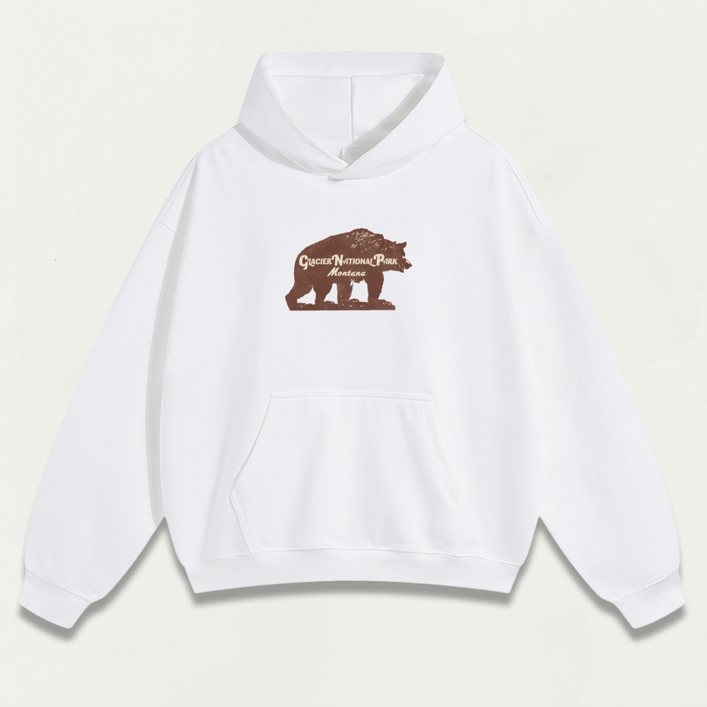 Glacier National Park Heavyweight Hiking Hoodie-HikeVista