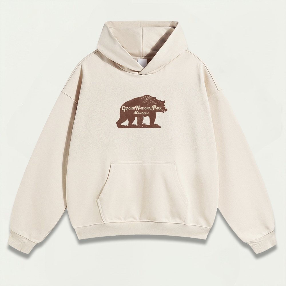 Glacier National Park Heavyweight Hiking Hoodie-HikeVista