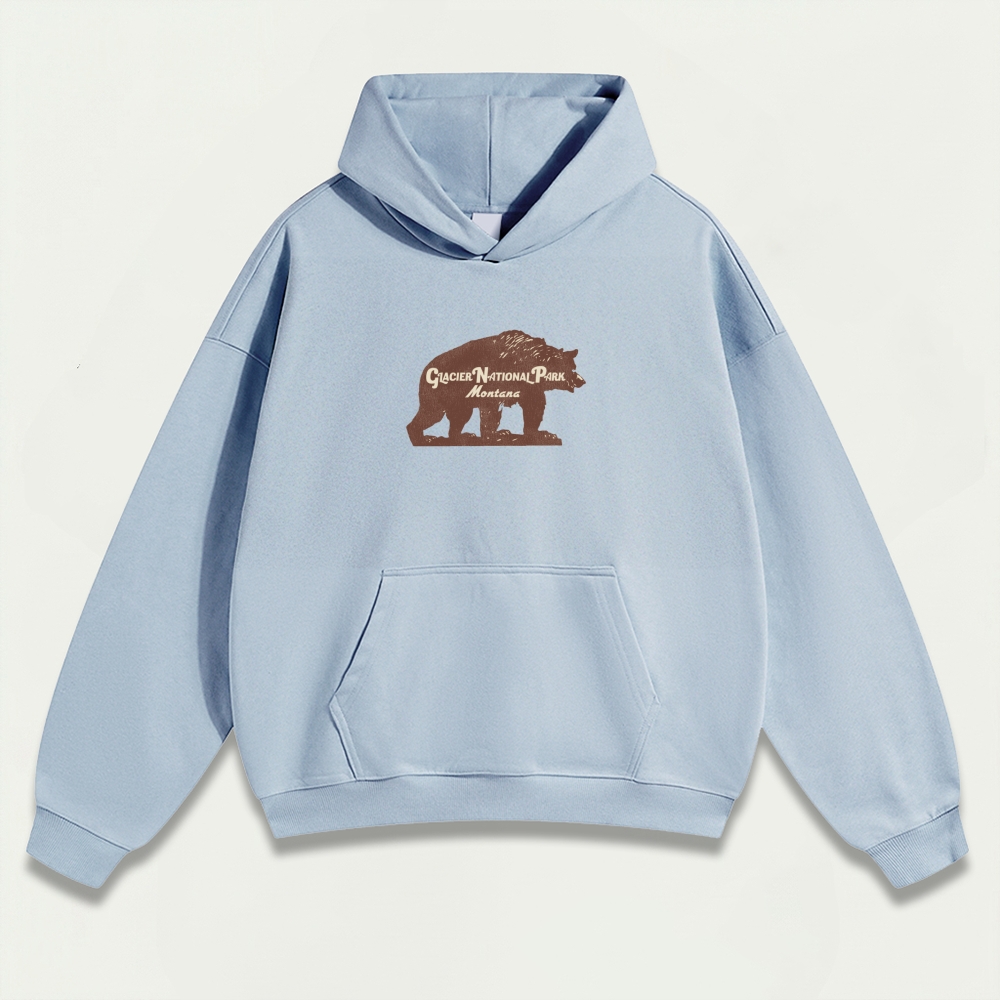 Glacier National Park Heavyweight Hiking Hoodie-HikeVista