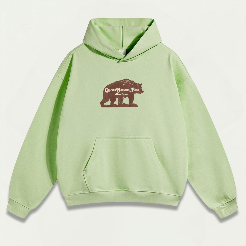 Glacier National Park Heavyweight Hiking Hoodie-HikeVista