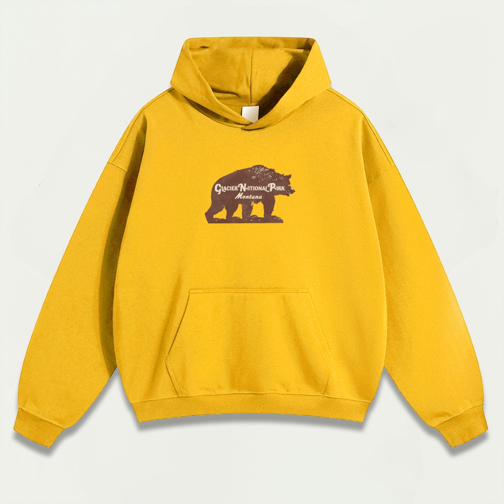 Glacier National Park Heavyweight Hiking Hoodie-HikeVista