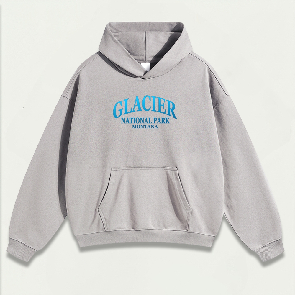 Glacier National Park Heavyweight Hiking Hoodie-HikeVista