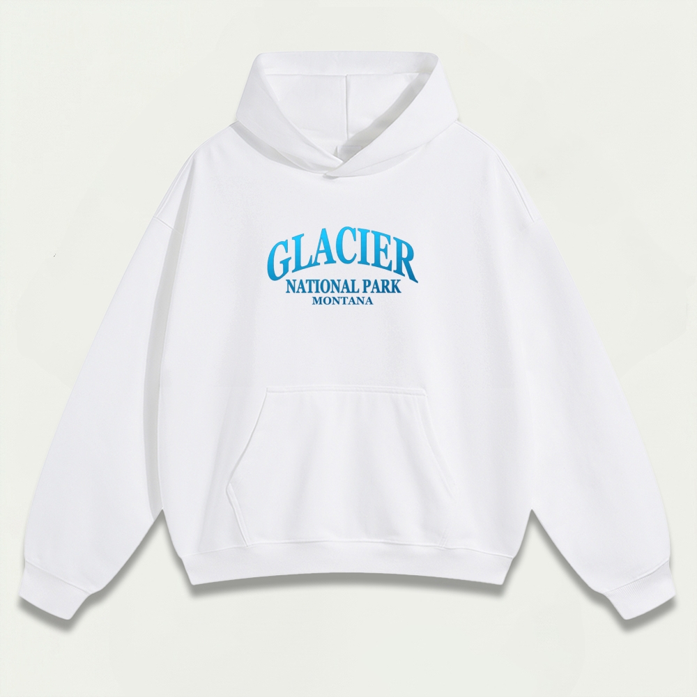 Glacier National Park Heavyweight Hiking Hoodie-HikeVista
