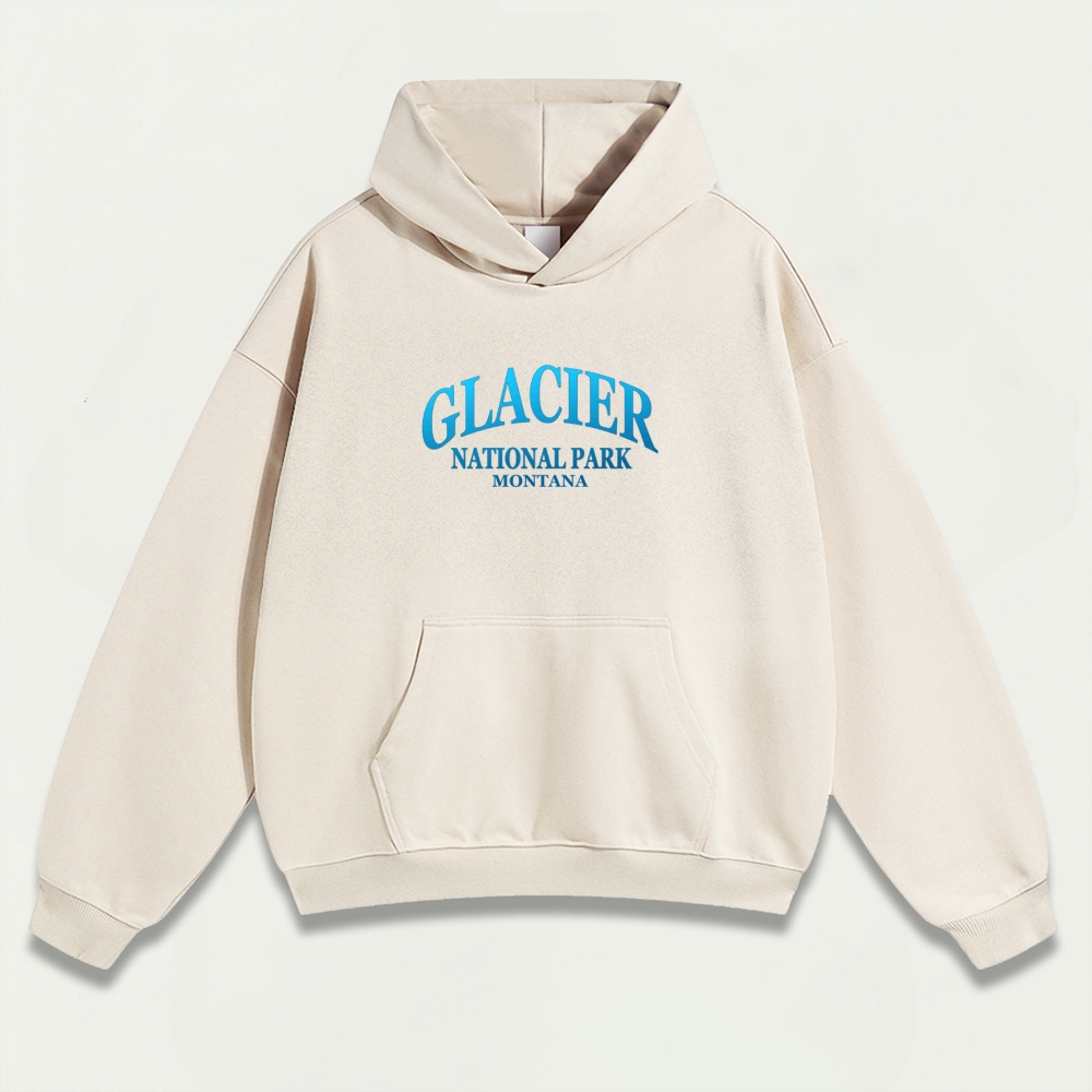 Glacier National Park Heavyweight Hiking Hoodie-HikeVista