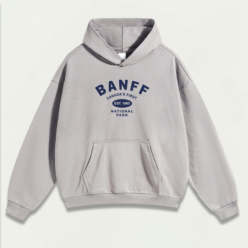 Banff National Park Heavyweight Hiking Hoodie-HikeVista