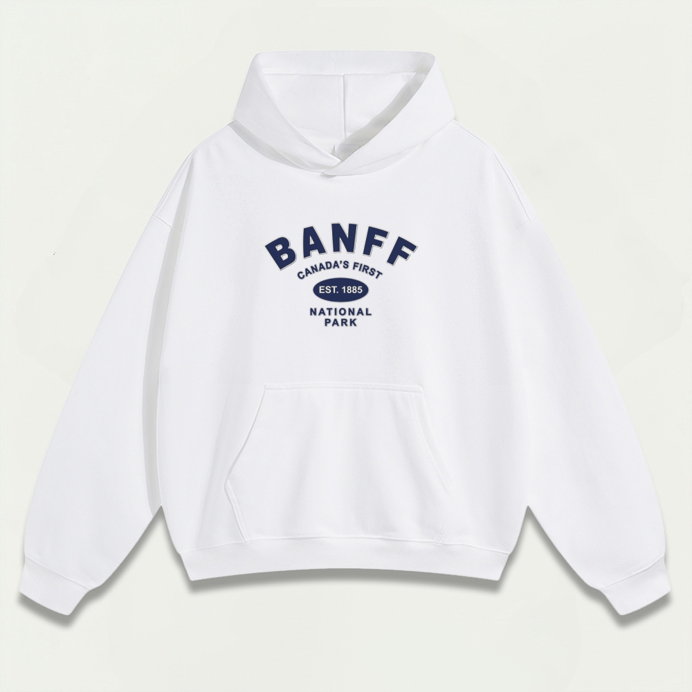 Banff National Park Heavyweight Hiking Hoodie-HikeVista
