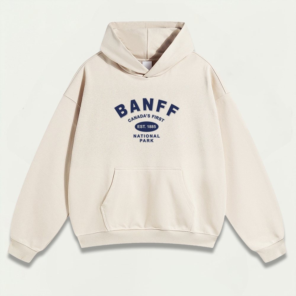 Banff National Park Heavyweight Hiking Hoodie-HikeVista