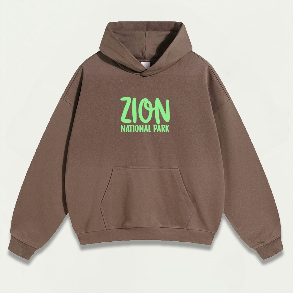 Zion National Park Heavyweight Trail Hoodie-HikeVista