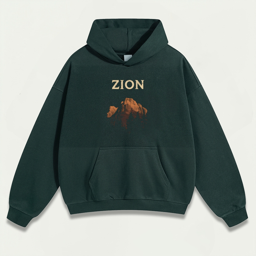 Zion National Park Heavyweight Trail Hoodie-HikeVista
