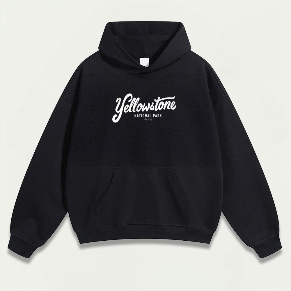 Yellowstone National Park Heavyweight Trail Hoodie-HikeVista