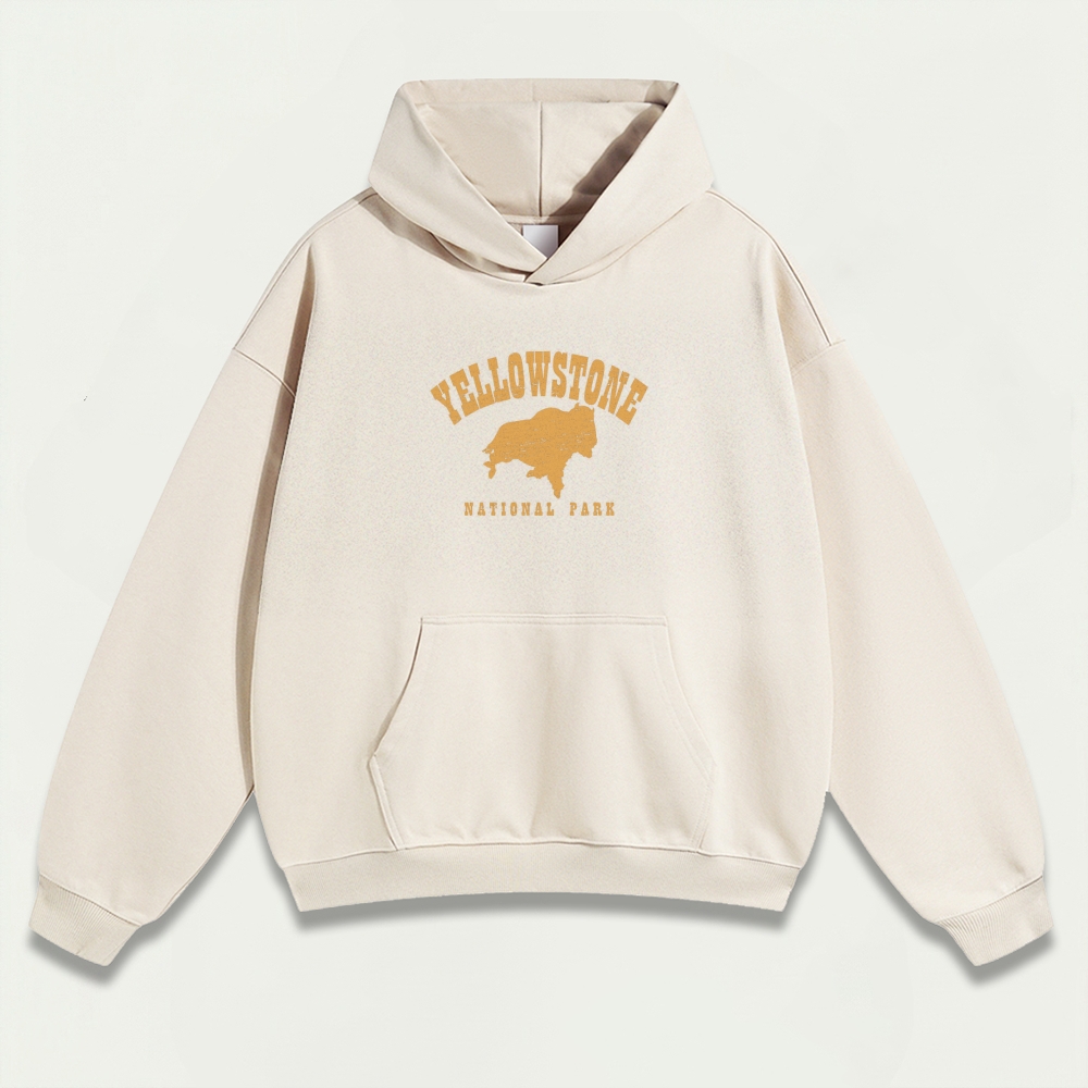 Yellowstone National Park Heavyweight Trail Hoodie-HikeVista