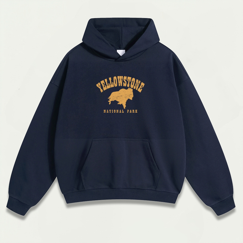 Yellowstone National Park Heavyweight Trail Hoodie-HikeVista