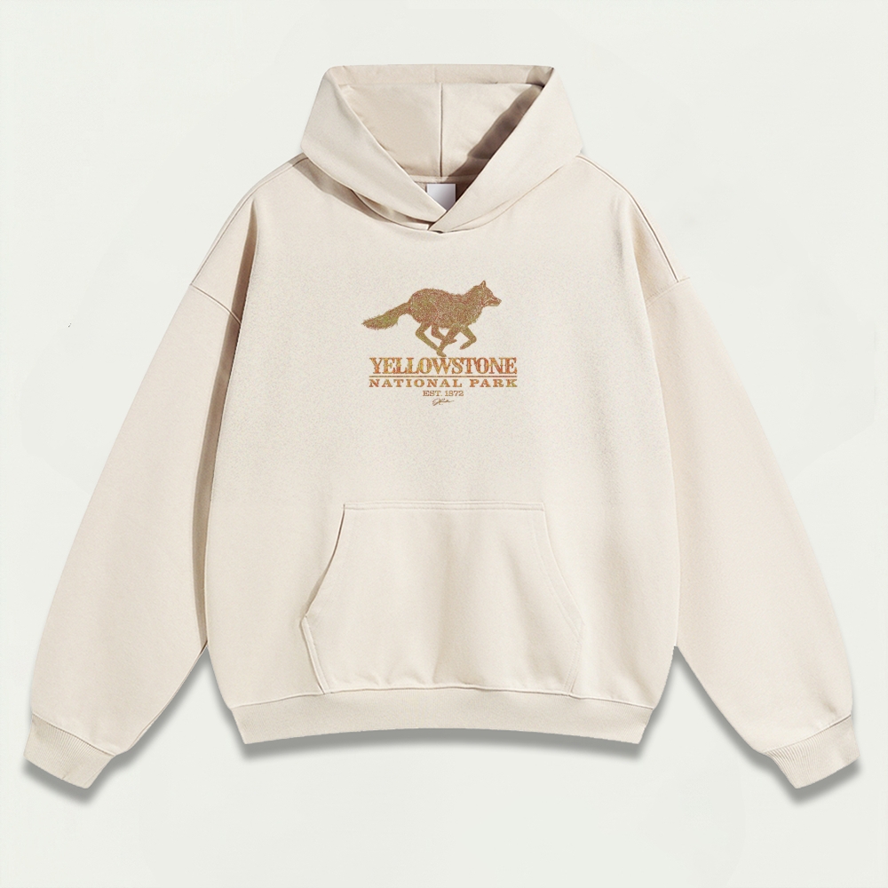 Yellowstone National Park Heavyweight Trail Hoodie-HikeVista