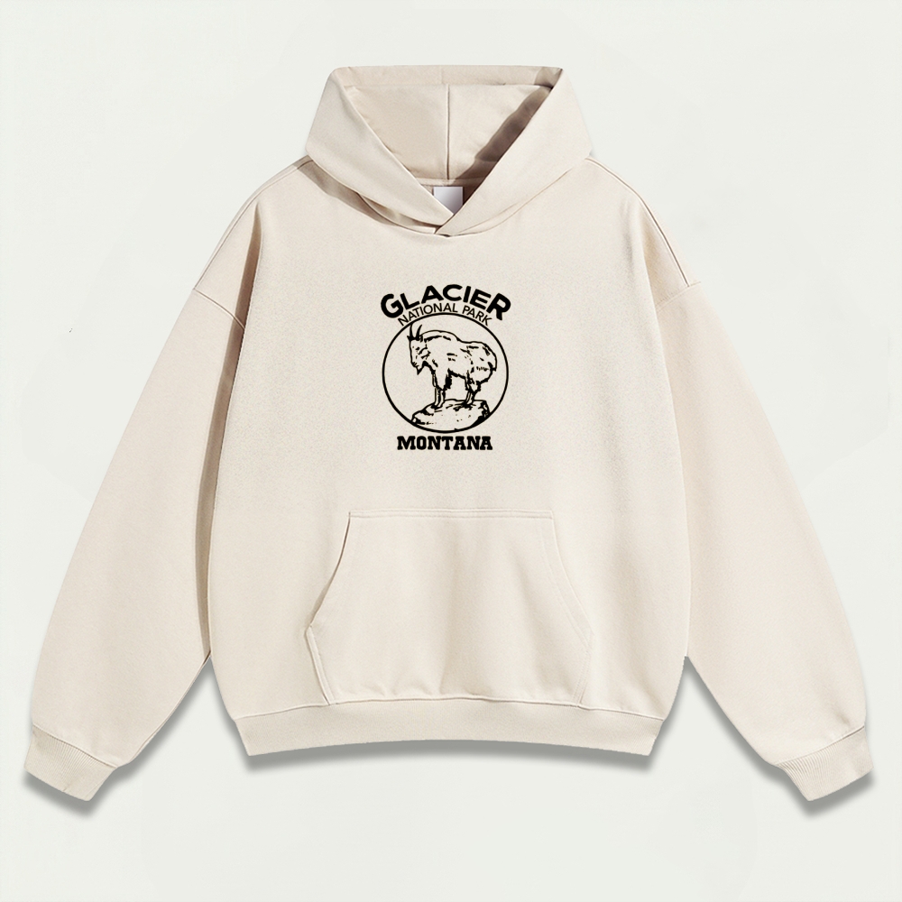 Glacier Mountain Goat Heavyweight Trail Hoodie-HikeVista