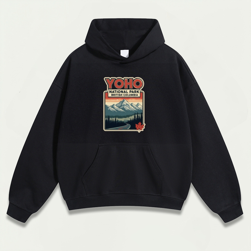 Yoho National Park Heavyweight Trail Hoodie-HikeVista