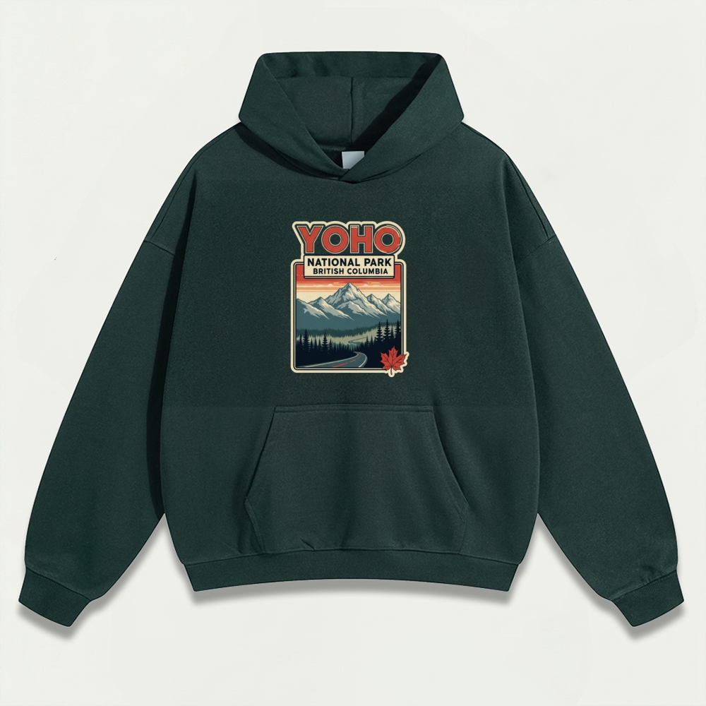 Yoho National Park Heavyweight Trail Hoodie-HikeVista