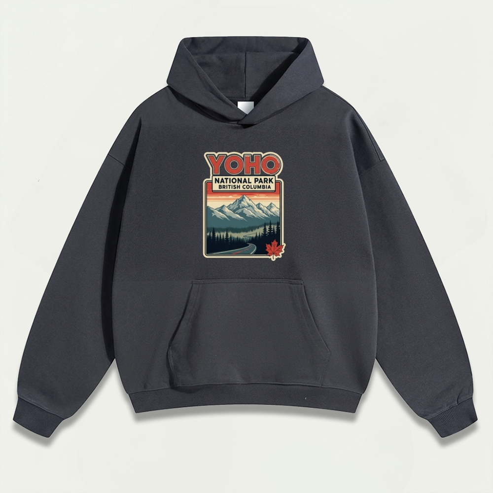 Yoho National Park Heavyweight Trail Hoodie-HikeVista