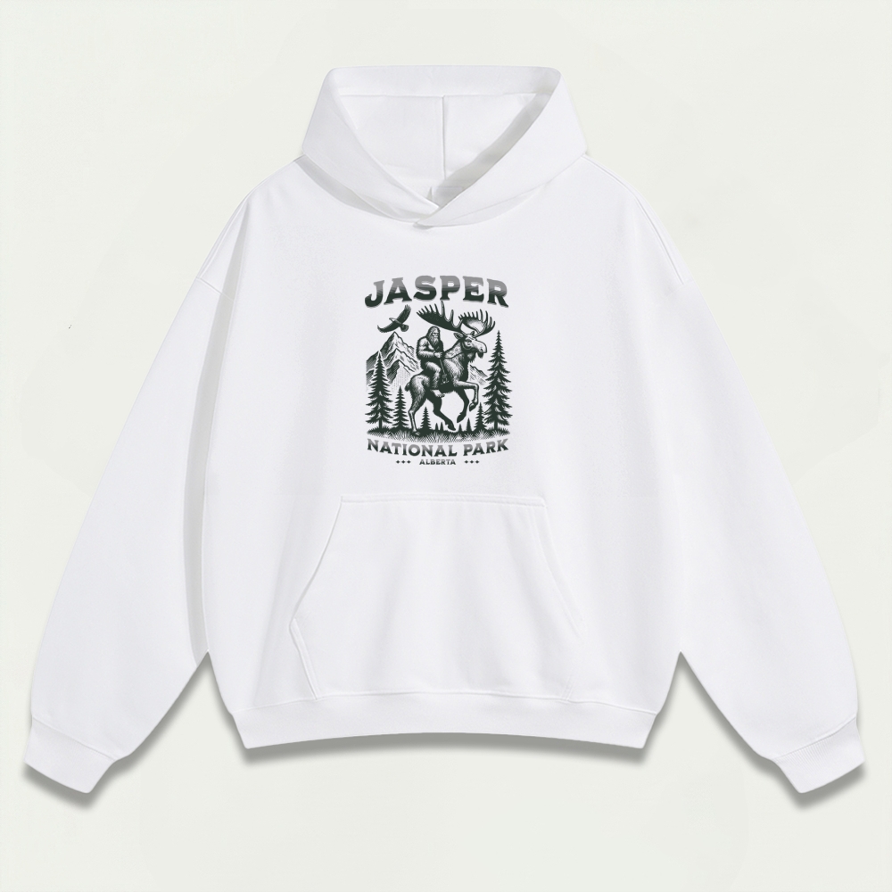 Jasper National Park Heavyweight Trail Hoodie-HikeVista