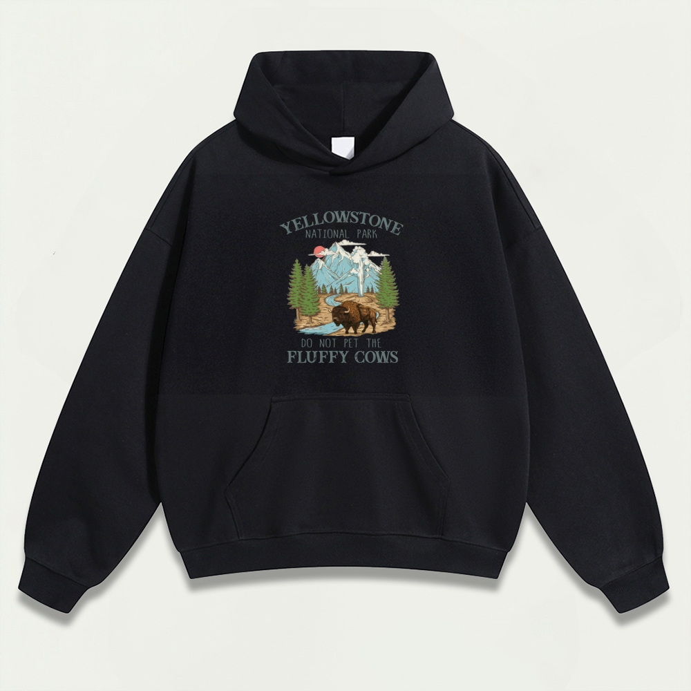 Yellowstone National Park Heavyweight Trail Hoodie-HikeVista