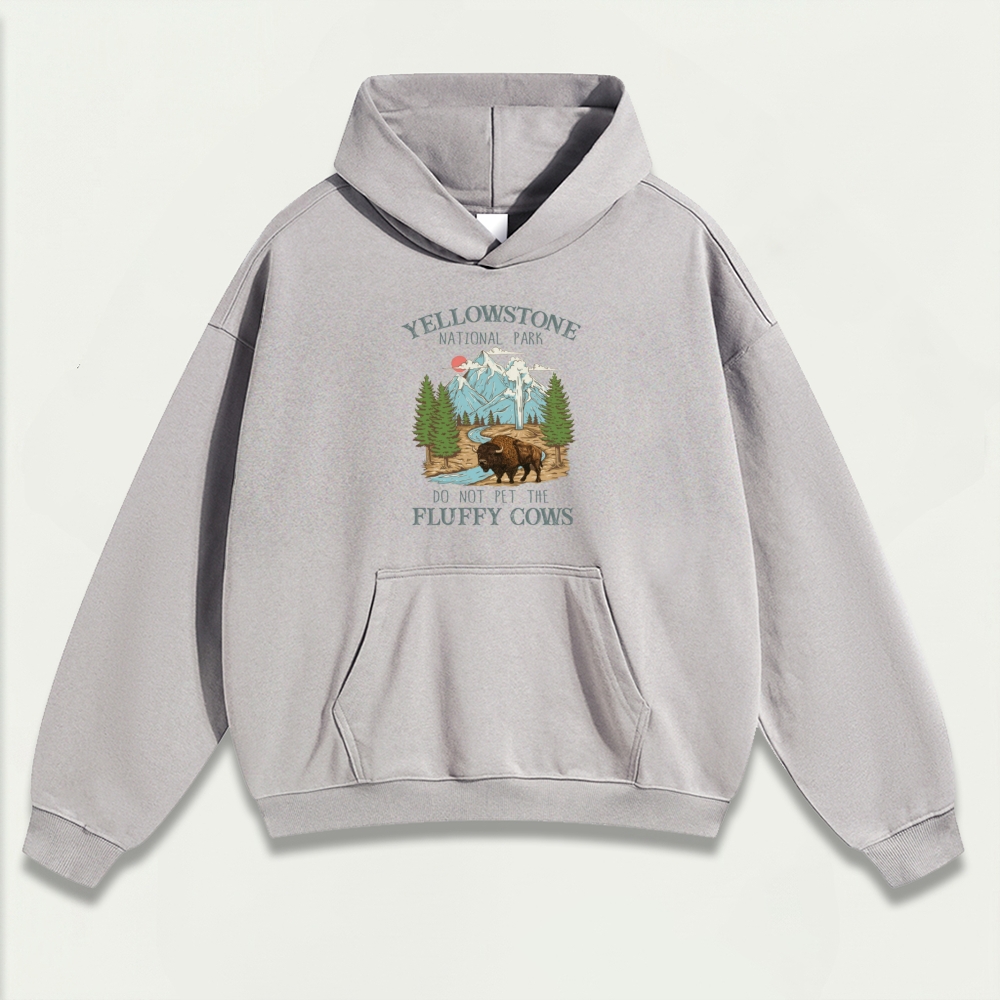 Yellowstone National Park Heavyweight Trail Hoodie-HikeVista