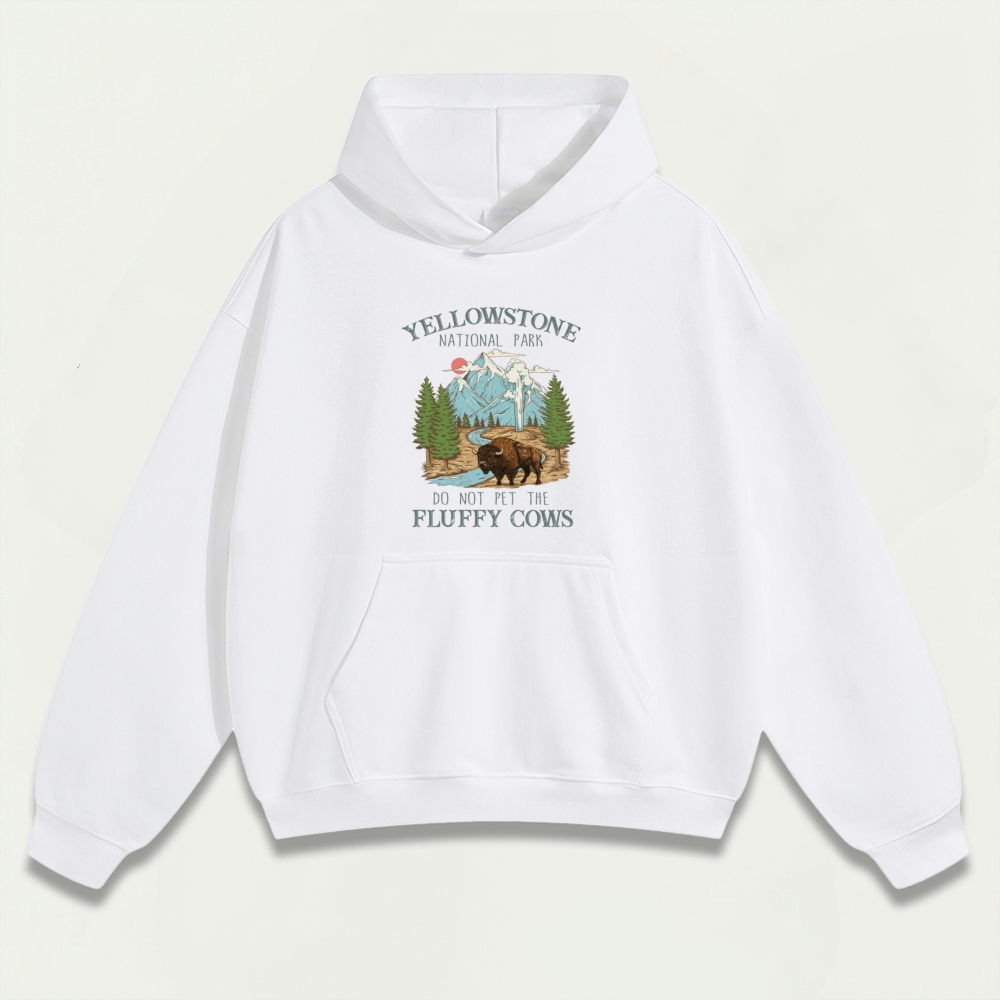 Yellowstone National Park Heavyweight Trail Hoodie-HikeVista