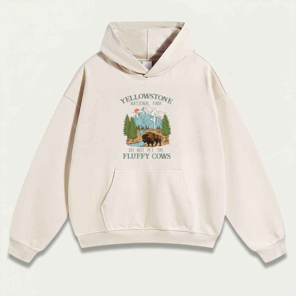 Yellowstone National Park Heavyweight Trail Hoodie-HikeVista