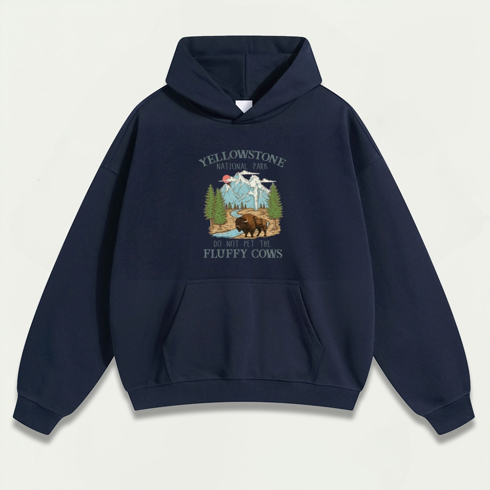 Yellowstone National Park Heavyweight Trail Hoodie-HikeVista