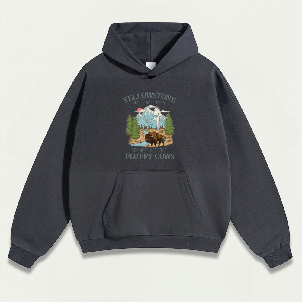 Yellowstone National Park Heavyweight Trail Hoodie-HikeVista