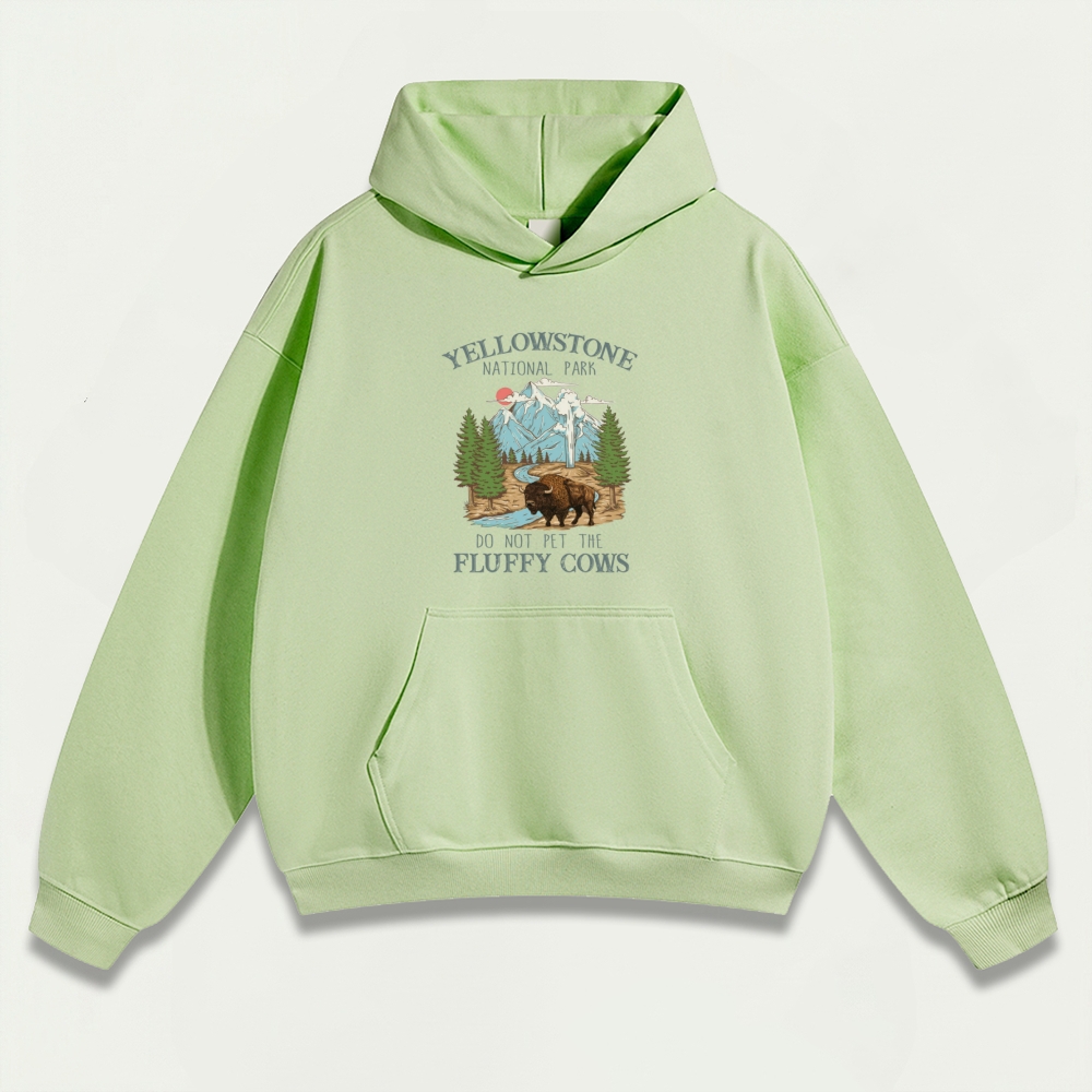 Yellowstone National Park Heavyweight Trail Hoodie-HikeVista