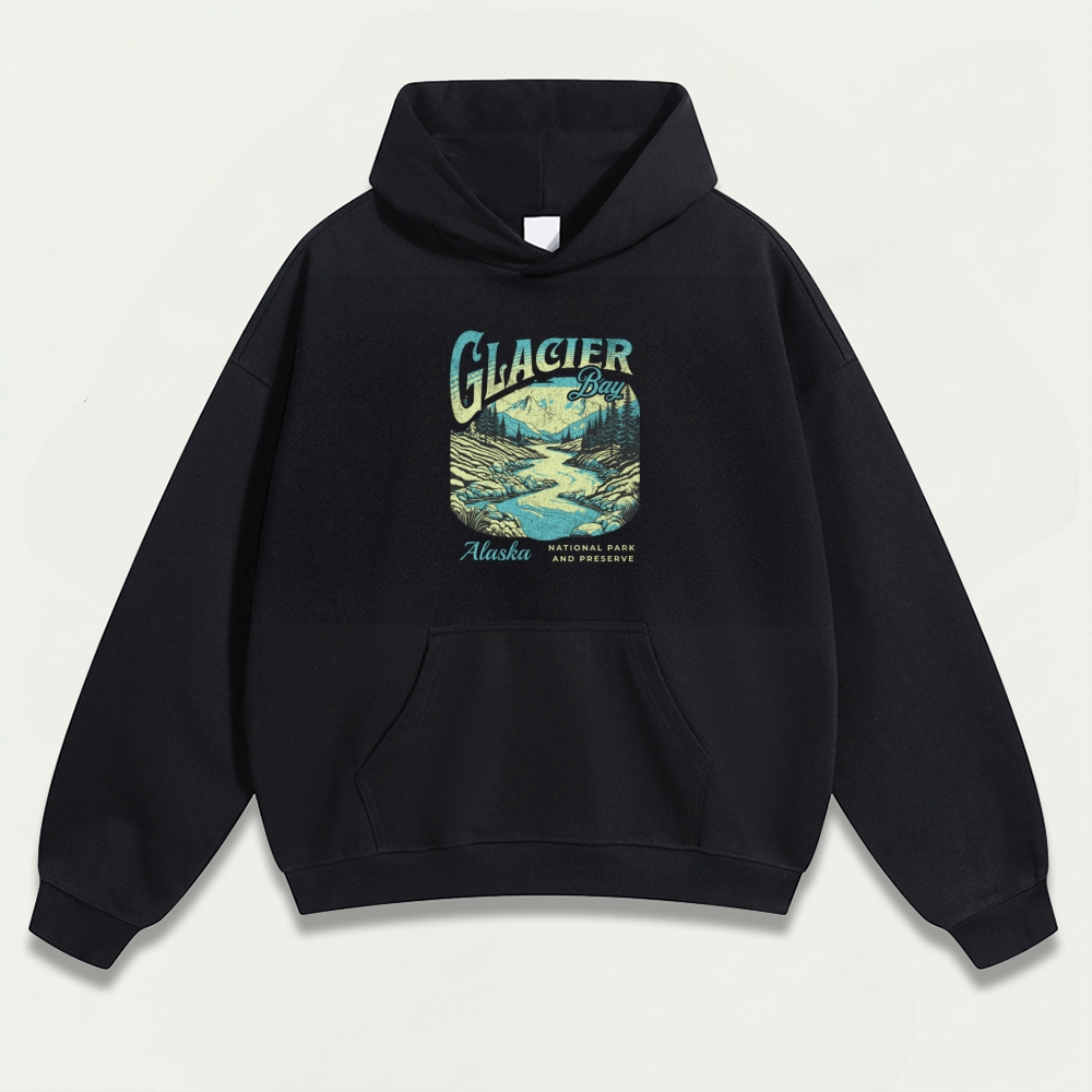 Glacier National Park Heavyweight Trail Hoodie-HikeVista