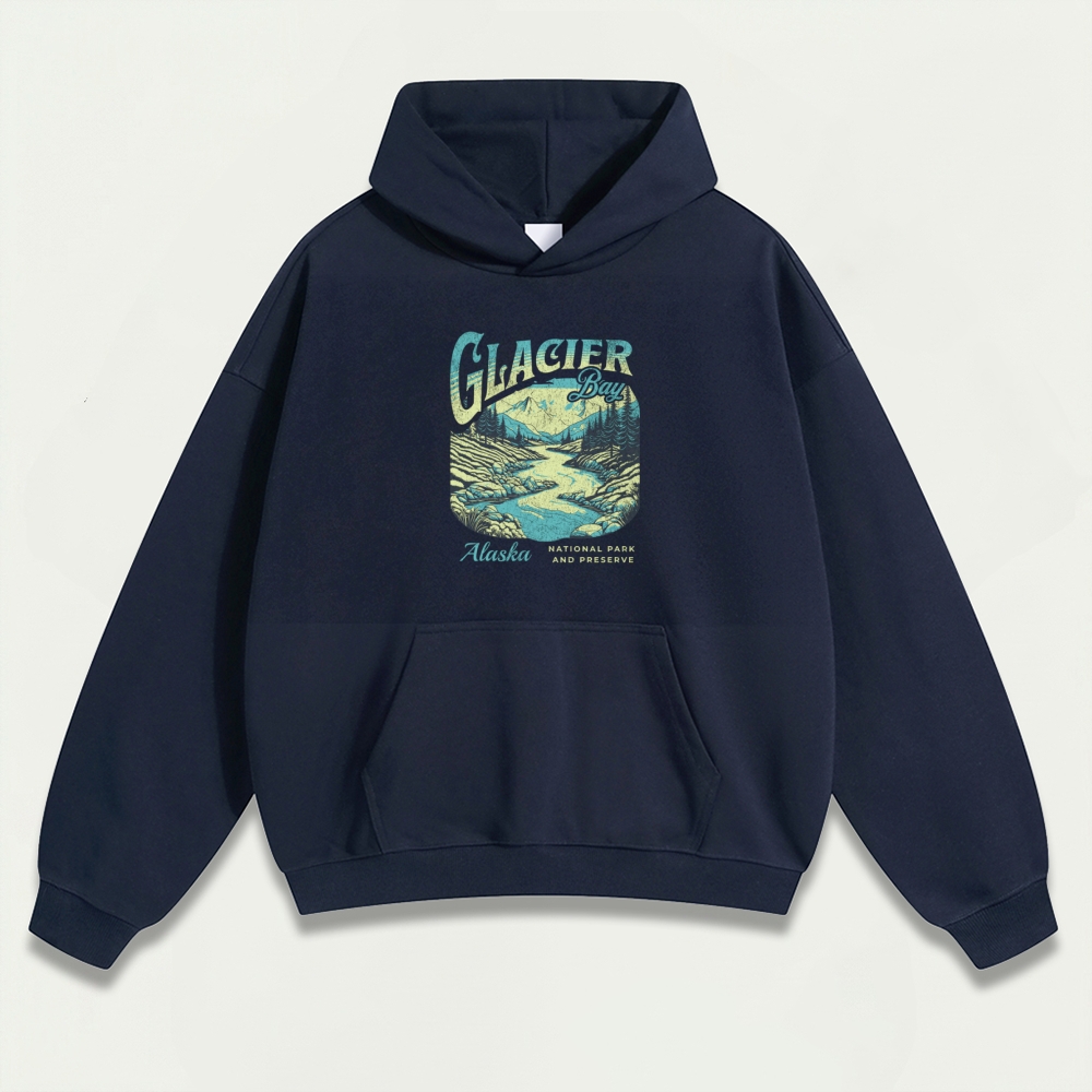 Glacier National Park Heavyweight Trail Hoodie-HikeVista