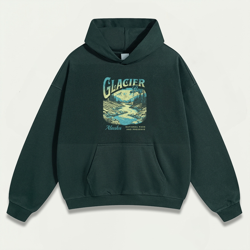 Glacier National Park Heavyweight Trail Hoodie-HikeVista